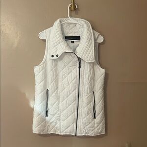 Marc New York Women's Quilted White Vest